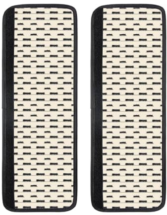 TZTTZT Set di 2 coperture per maniglie del frigorifero con stampa vintage nera, antiscivolo, per lavastoviglie, forno, cucina, decorazione