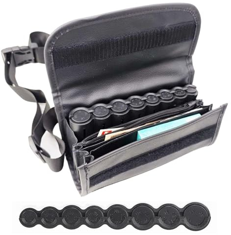 Münzhalter -Münzspender, Money Fanny Pack für Bargeldverkäufer Banknote & Spender mit Gürtel Einstellbarer Fanny -Paket für Kassierer -Kassierer -Änderung des Kassierers