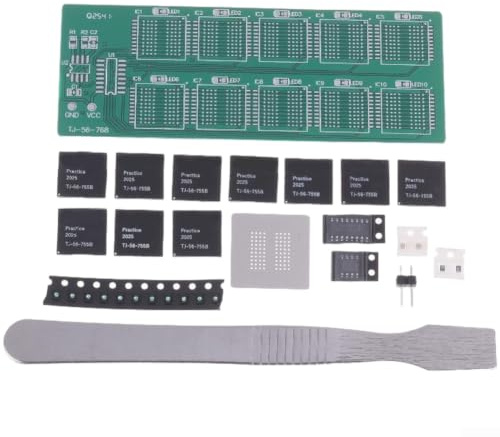 Lödningskort kit decimal löplampa elektronik byggsats (A) | Decimal löplampa, visuellt lärande, kretsfunktioner, plastmetall, standardstorlek