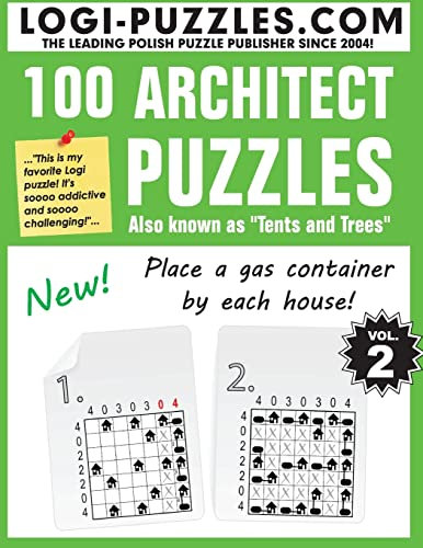 100 Architect Puzzles: Tents and Trees: Volume 2