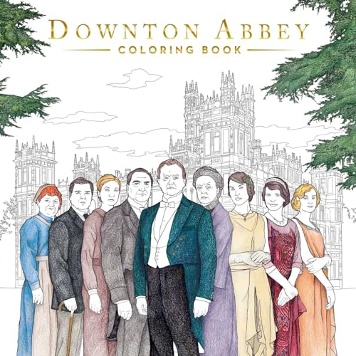 Downton Abbey: The Official Coloring Book (Gold Foil Gift Edition)