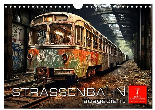 Straßenbahn ausgedient (Wandkalender 2026 DIN A4 quer), CALVENDO Monatskalender: Straßenbahn ausgedient - vergessene Relikte vergangener Zeiten. (CALVENDO Mobilitaet)