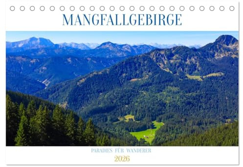 Mangfallgebirge (Tischkalender 2026 DIN A5 quer), CALVENDO Monatskalender: Impressionen vom herrlichen Mangfallgebirge (CALVENDO Natur)