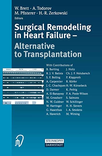 Surgical Remodeling in Heart Failure. Alternative to Transplantation. Basel Heart Workshop Series