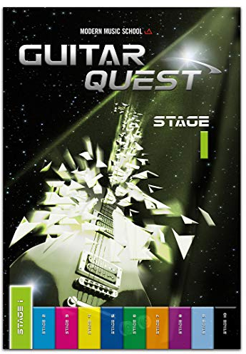 Guitar Quest Stage 1: Die Gitarrenschule für Anfänger. Spielend leicht Gitarre lernen. Gitarrenbuch Songbuch mit Bonus-Material (DEU)