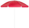 Kingsleeve Sombrilla de Playa Jardín 200cm Parasol Patio Terraza Inclinable Ajustable Protección UV50+ Rojo