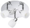 Trango Modern 3-flammig LED Deckenleuchte 3982-038 Deckenstrahler Badleuchte in Chrom inkl. 3x LED Leuchtmittel Strahler schwenk- und drehbar