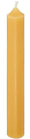 Atmosphera - Set mit 10 gelben Kerzen - gelb - 45g - Gelb