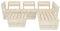 Tidyard 6-TLG. Garten Paletten Lounge Set Gartenmöbel Sofagarnitur Gartensofa Ecksofa Lounge Gartengarnitur Sitzgruppe Palettenmöbel Europaletten Imprägniertes Fichtenholz