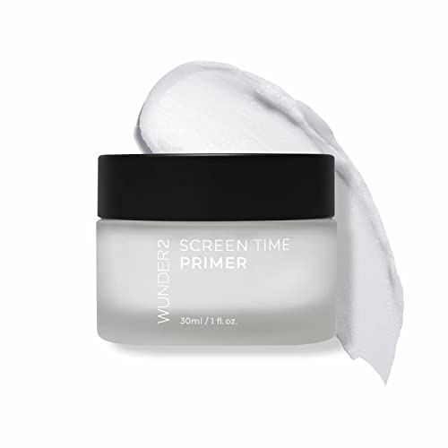WUNDER2 Screen Time Primer Makeup with Blue Light Protection,Vegan and Cruelty-Free