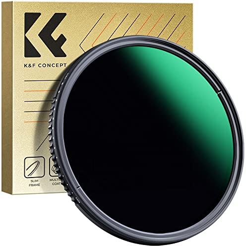 K&F Concept Variabler ND Filter 52mm ND3-ND1000 Graufilter (1.5-10 Blendenstufen) (Nano-Dazzle)