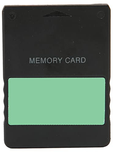 ciciglow Memory Card for PS2, Game Memory Card FMCB V1.966 Plug and Play External Data Card with Free McBoot for PS2 Game Console(8MB green sticker)