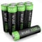 Kruta Solar Lights Batteries AAA 1100mah High Capacity 1.2V Ni-MH Rechargeable AA Solar Battery for Outdoor Solar Lights, Battery String Lights, TV Remotes, Wireless Mouses (AAA1100 Pack 8)