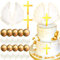 JeVenis Kreuz Kuchen Dekoration Taufe Kuchen Dekoration Engel Kuchen Dekoration Taufe Gastgeschenke Taufe Party Supplies Taufe Party Dekoration