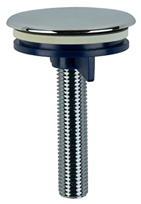 FUBESK Chrom Messing Küchenspüle Wasserhahn Loch Blindstopfen 50 mm Metall Stopper Waschbecken Abdeckung für Waschbecken Küche Bad Waschbecken Ablaufstopfen Pop Up Click Clack Federstopfen