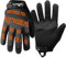 WESTWOOD FOX Gardening Working Gloves Garden Thorn Proof Flexible Heavy Duty Leather Mechanic Utility Dexterity Breathable Construction Gloves for Work Mens Women (Metallic Orange, M)