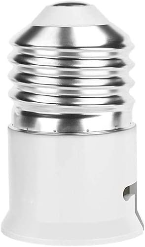 Adaptateur convertisseur de douille E27 vers B22 à baïonnette vers vis convertisseur de base de lampe adaptateur pour lampes à incandescence CFL ampoules blanches design pratique et durable