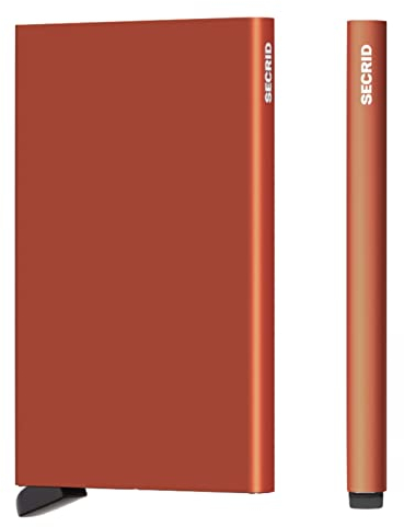 Secrid Cardprotector Orange Accessoire de Voyage -Portefeuille, Talla única Mixte Adulte