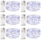 6 Pack Battery Fairy Lights with Timer - 3M/9.8FT 30 LED Copper Wire Fairy String Lights Battery Operated Waterproof Small Christmas Battery Lights Indoor for Bedroom Tree Wedding Party-Cool White