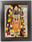NeuOrigin Ram Lalla Idol/Fotorahmen aus Holz, religiöser Murti für Anbetung/Pooja, mehrfarbig, Tisch-Bilderrahmen für Wand/Tisch/Büro/Tempel/Heimdekoration, 16,5 x 21,6 cm