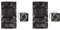 pintoc 2X Placa Base X79 H61 BTC Miner con Ventilador de Refrigeración LGA 2011 DDR3 Compatible 3060 3070 3080 Tarjeta GráFica