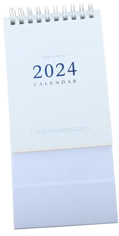 FUNOMOCYA 2023 2024 Tischkalender Heimdekoration Tageskalender Haushalts Tischkalender Exquisiter Tischkalender Kreativer Dekorkalender Ornamente Tischkalender Ornament