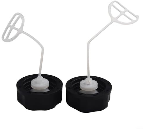 2Pcs Fuel Tank Cap Brush-Cutter Fuel Tank Cap Coolant Expansion Radiator Tank Cap for 43cc 52cc Hedge Trimmer