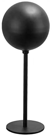 Gevvnss Motorradhelm Halterung mit 2 Haken,Helmhalter Freistehend,Motorrad Garderobe für Helmdisplay-Aufbewahrung,Schwarz - Freistehend