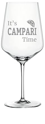 Spiegelau & Nachtmann Style Bicchiere da 630 ml con Incisione It's Campari Time - Idea Regalo - Made in Germany - Spritz e Soda