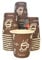 LIFE PLANET® 1250 Bicchieri Caffè 90 ml, Bicchieri Biodegradabili, Bicchieri caffè monouso (Marrone, 90 ml)