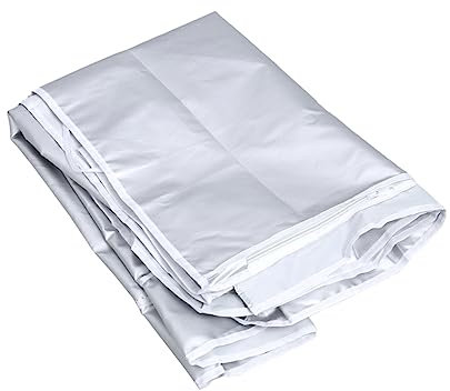 UKCOCO Washing Machine Cover Silver Dustproof Protector for Washer and Dryer Outdoor Use
