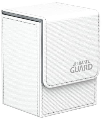 Ultimate Guard Flip Deck Case 80+ WEISS Standardgröße XenoSkin Karten Deck Box für Sammelkarten Decks wie Lorcana, One Piece, Magic, YuGiOh!