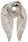 ADEL Dreieckstuch Trendiger & Hochwertiger Leopard Muster Schal, Wärmer Winterzubehör, Stilvoller Winterkomfort aus Italien (Creme)
