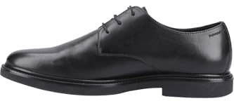 Hush Puppies Male Kye Lace Up Shoe, Black, 8