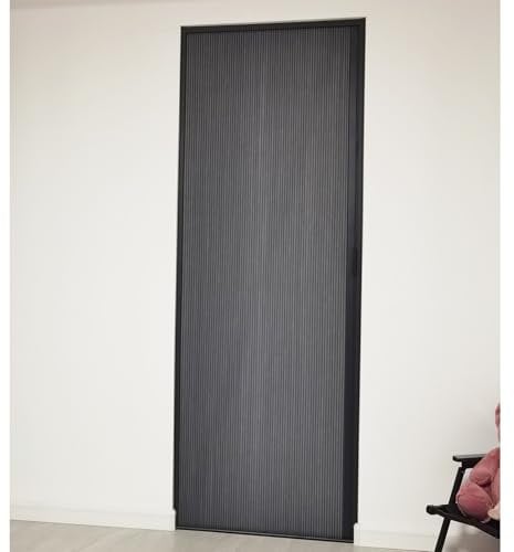 RENLXFI 60 80 90 100 110 120 130 140 150 160 170 180 190 200 CM Porta Divisoria A Nido d'Ape Larga, Porte Pieghevoli A Fisarmonica, Porta Scorrevole Singola/Doppia Oscurante(70x190cm/27.6x74.8in)