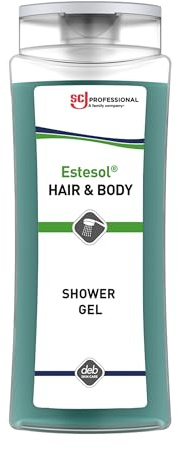 SC Johnson Professional Estesol Shampooing & Gel Douche – Nettoyant Doux pour Cheveux & Peau – Parfum Frais – Testé dermatologiquement – Flacon 250 Ml – Réservé à Un Usage Professionnel