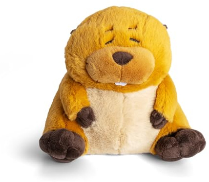 Disney Pixar Hoppers Loaf Beaver Plüschtier – weiche Biber‑Kuschelfigur, 22 cm, offizielles Lizenzspielzeug für Kinder & Fans, Sammler‑ und Kuschelspielzeug