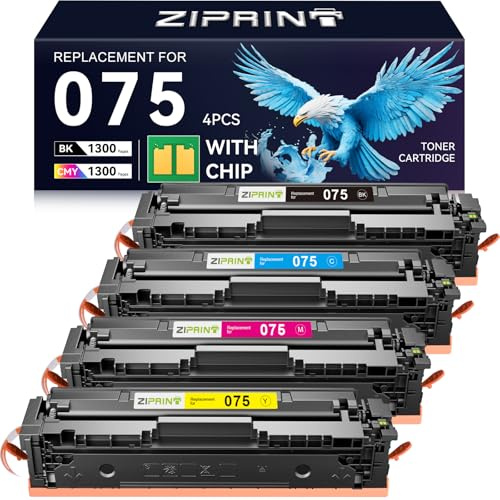 075 Toner Cartridge Compatible for Canon MF663Cdw MF665Cdw MF662Cdw 4 Pack