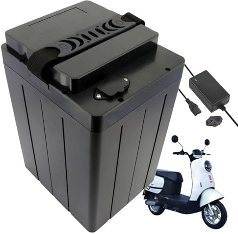 WSDAV Motorcycle Battery 48V 60V 72V Lithium Battery Pack 18AH 20AH 22AH 22.5AH 24AH 25AH 28AH for 0-1500W Motor with Charger,72V18AH