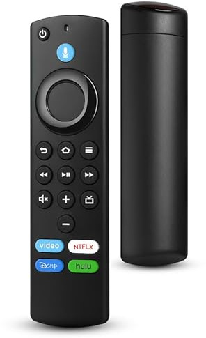 Télécommande de rechange compatible avec Fire TCL Smart TV Stick, pour TV Stick (2e/3e génération/4K Max/Lite), Insignia, Pioneer, Hisense, TV Cube & Stick 4K FireSeries TV