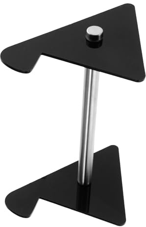 SUPVOX Thickened Acrylic Removable Computer Keyboard Holder Stand Black Office Keyboard Support for Desktop for Desk Accessories