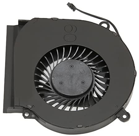 Dpofirs Ventilateur de Refroidissement pour Ordinateur Portable de Remplacement, Ventilateur CPU GPU pour OMEN 15 DC avec Connecteur d'alimentation 4 Broches, Compatible avec les Modèles L30204 001
