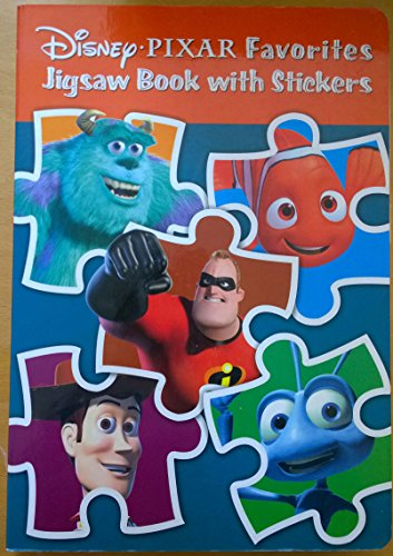 Disney PIXAR Favorites Jigsaw Book With Stickers