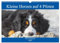 Kleine Herzen auf 4 Pfoten - Berner Sennenhunde (Wandkalender 2025 DIN A3 quer), CALVENDO Monatskalender: Entzückende Berner Sennenhunde-Welpen begleiten uns durch das Jahr (CALVENDO Tiere)