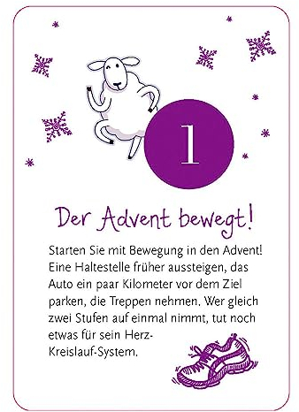 Fit durch den Advent: 24 Übungen für Körper, Geist & Seele