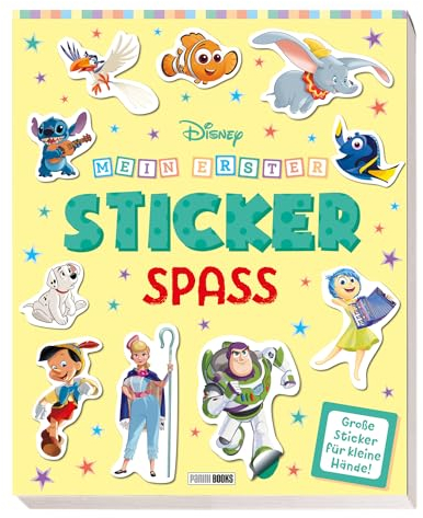 Disney: Mein erster Stickerspaß: Activityblock mit Stickern - Große Sticker für kleine Hände