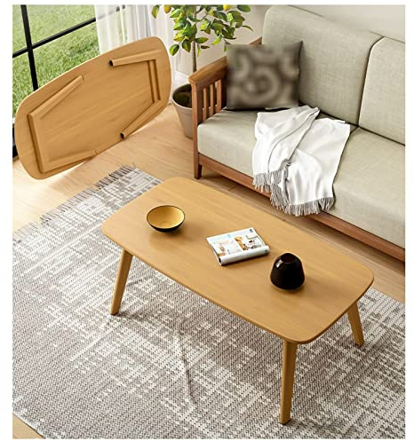 Klappbarer Couchtisch, Japanischer Tatami-Tisch Mit Rutschfesten Polstern, Minimalistischer Teetisch, Tragbarer Beistelltisch, Holztisch, Stabiler Niedriger Tisch (S : 120cm-A)