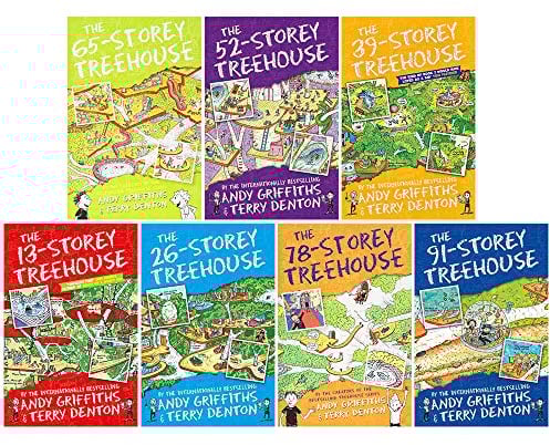 Andy Griffiths Treehouse Collection 7 Books Set