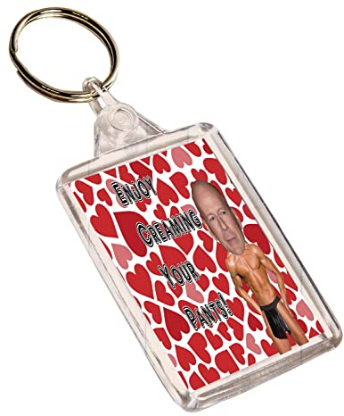 Lustiges/unanständiges Geschenk: Sexy-Mann-Schlüsselanhänger– für die Bruce-Willis-Bewunderer