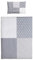 ULLENBOOM Kinderbettwäsche 100x135 cm - 100% OEKO-TEX Baumwolle - Graue Sterne - Kinder Bettwäsche Set aus Kissenbezug (40x60 cm) und Deckenbezug (100x135 cm), Als Baby Bettwäsche geeignet